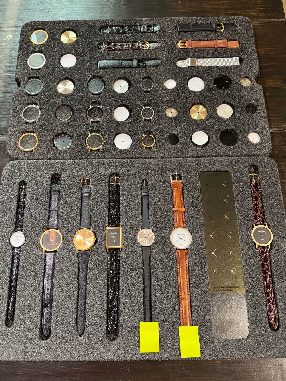 Lot Of 7 Philippe Pechard Denmark Interchangeable Watches 2 Tested So Far.